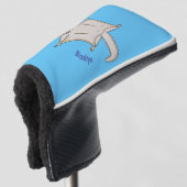 Niedliche Cartoon-Illustration Golf Headcover (3/4 Vorderseite)