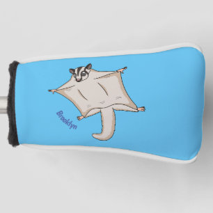 Niedliche Cartoon-Illustration Golf Headcover