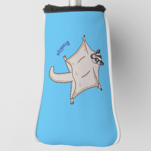 Niedliche Cartoon-Illustration Golf Headcover (Rotieren 90)