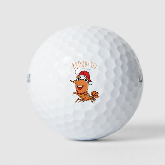 Niedliche Cartoon-Illustration Golfball (Vorderseite)