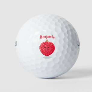 Niedliche Cartoon-Illustration Golfball