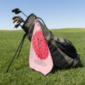 Niedliche Cartoon-Illustration Golfhandtuch (Gras)