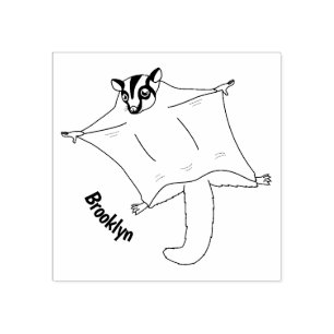 Niedliche Cartoon-Illustration Gummistempel