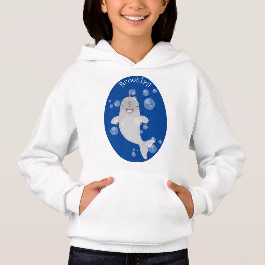 Niedliche Cartoon-Illustration Hoodie (Vorderseite)