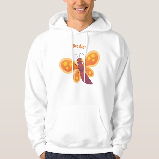 Niedliche Cartoon-Illustration Hoodie (Vorderseite)