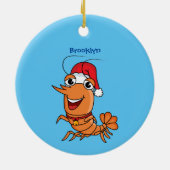 Niedliche Cartoon-Illustration Keramik Ornament (Hinten)