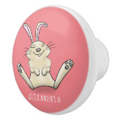 Niedliche Cartoon-Illustration Keramikknauf (Rechts)