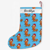 Niedliche Cartoon-Illustration Kleiner Weihnachtsstrumpf (Rückseite)