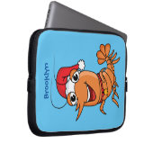 Niedliche Cartoon-Illustration Laptopschutzhülle (Vorne Rechts)
