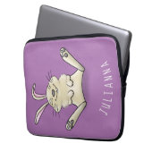 Niedliche Cartoon-Illustration Laptopschutzhülle (Vorderseite Links)