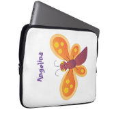 Niedliche Cartoon-Illustration Laptopschutzhülle (Vorne Rechts)