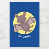 Niedliche Cartoon-Illustration Lebensmitteletikett (Einzelnes Label)