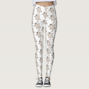 Niedliche Cartoon-Illustration Leggings