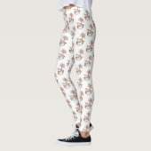 Niedliche Cartoon-Illustration Leggings (Links)