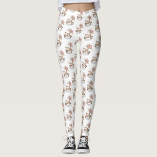 Niedliche Cartoon-Illustration Leggings