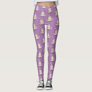 Niedliche Cartoon-Illustration Leggings