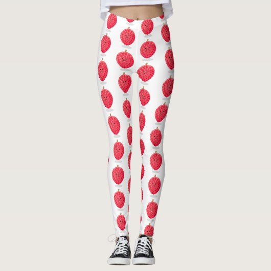 Niedliche Cartoon-Illustration Leggings (Vorderseite)