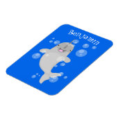 Niedliche Cartoon-Illustration Magnet (Linke Seite)