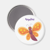 Niedliche Cartoon-Illustration Magnet (Vorderseite/Rückseite)