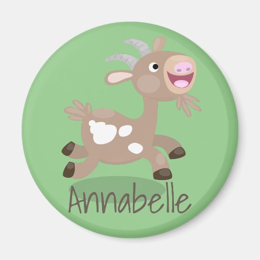 Niedliche Cartoon-Illustration Magnet (Vorne)
