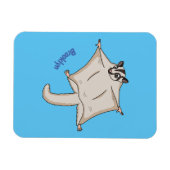Niedliche Cartoon-Illustration Magnet (Horizontal)
