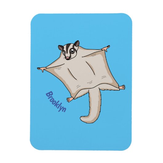 Niedliche Cartoon-Illustration Magnet (Vertikal)