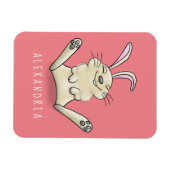 Niedliche Cartoon-Illustration Magnet (Horizontal)