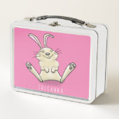 Niedliche Cartoon-Illustration Metall Brotdose (Vorderseite)