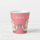 Niedliche Cartoon-Illustration Milchtasse (Vorderseite)