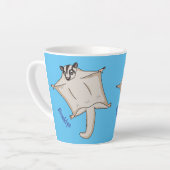 Niedliche Cartoon-Illustration Milchtasse (Linke Ecke)