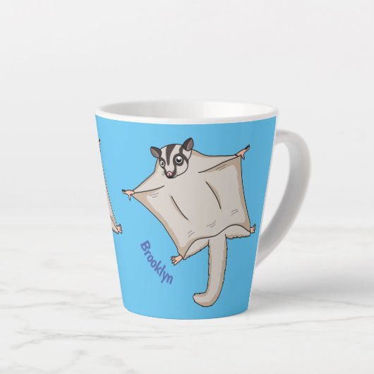 Niedliche Cartoon-Illustration Milchtasse (Rechte Ecke)