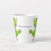 Niedliche Cartoon-Illustration Milchtasse (Vorderseite)