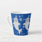 Niedliche Cartoon-Illustration Milchtasse (Linke Ecke)