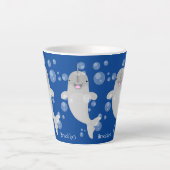 Niedliche Cartoon-Illustration Milchtasse (Vorderseite)