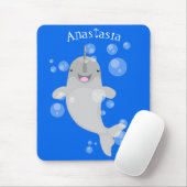 Niedliche Cartoon-Illustration Mousepad (Mit Mouse)
