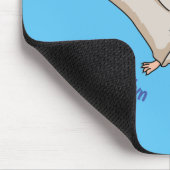 Niedliche Cartoon-Illustration Mousepad (Ecke)