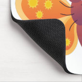 Niedliche Cartoon-Illustration Mousepad (Ecke)