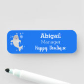 Niedliche Cartoon-Illustration Namensschild (Beispiel)