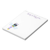 Niedliche Cartoon-Illustration Notizblock (Rotiert)