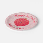 Niedliche Cartoon-Illustration Pappteller (Schrägansicht)