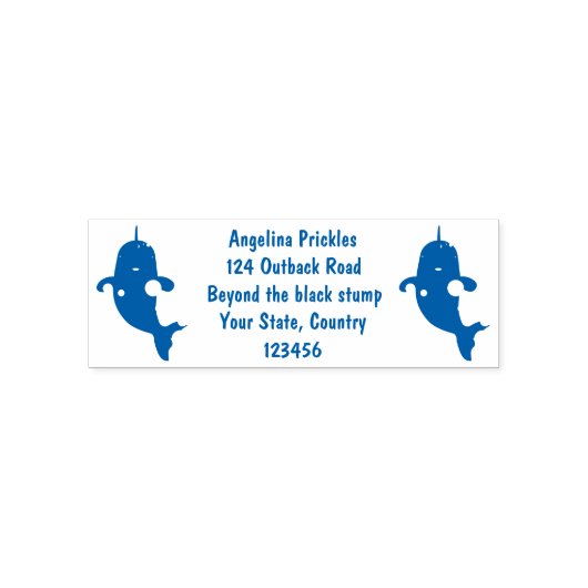 Niedliche Cartoon-Illustration Permastempel (Design)
