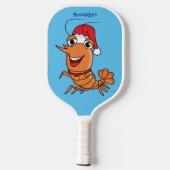 Niedliche Cartoon-Illustration Pickleball Schläger (Rückseite)