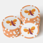 Niedliche Cartoon-Illustration Pokerchips (Stapel)