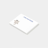 Niedliche Cartoon-Illustration Post-it Klebezettel (angewinkelt)