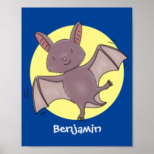 Niedliche Cartoon-Illustration Poster