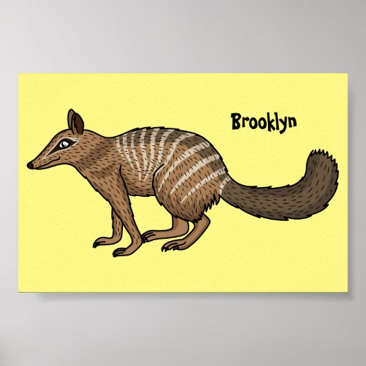 Niedliche Cartoon-Illustration Poster (Vorne)
