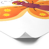 Niedliche Cartoon-Illustration Poster (Ecke)