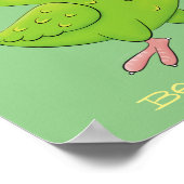 Niedliche Cartoon-Illustration Poster (Ecke)