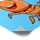 Niedliche Cartoon-Illustration Poster (Ecke)