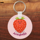 Niedliche Cartoon-Illustration Schlüsselanhänger (Vorderseite)